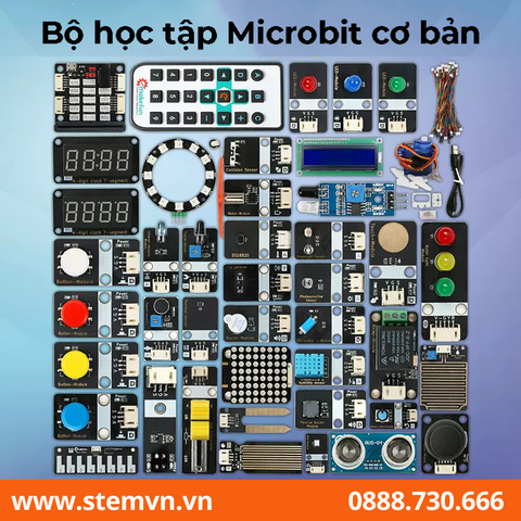 Bộ học tập Microbit cảm biến và dữ liệu cho trẻ em | Bộ Kit Microbit V2 cơ bản