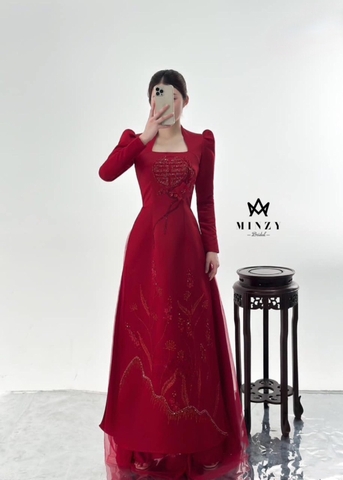 Áo dài tafta 07