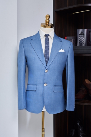 Vest xanh sáng 2 cúc