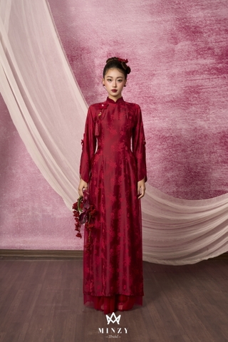 Áo dài đỏ 07