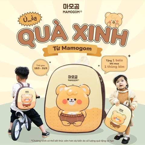 [QUÀ TẶNG] BALO BỈM MAMOGOM