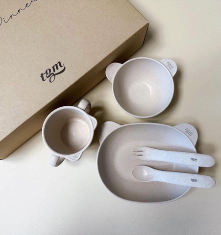 SET 5 MÓN ĂN DẶM CHẤT LIỆU GỖ CXP - TGM