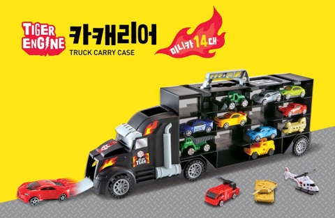 BỘ ĐỒ CHƠI XE CHỞ Ô TÔ MY LITTLE TIGER HÀN QUỐC