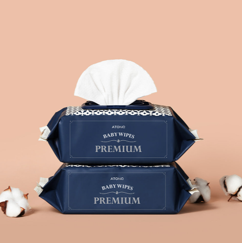 KHĂN ƯỚT TINH KHIẾT 0M+ (70 TỜ) - ATONO2