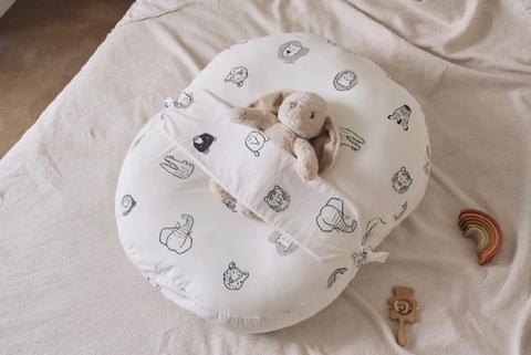 GỐI CHỐNG TRÀO NGƯỢC BAMBOO COOL AIR-MESH ANIMAL FRIENDS (SET KÈM TÚI ĐỰNG) - DONO&DONO