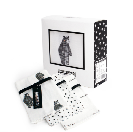 KHĂN SỮA BIG BEAR (SET 5) - DONO&DONO