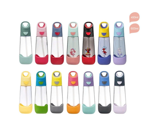 BÌNH NƯỚC TRITAN CAO CẤP SIÊU BỀN CÓ VAN CHỐNG SẶC CHO BÉ - B.BOX