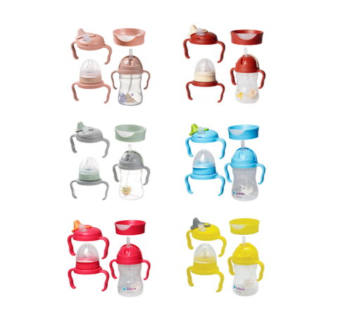 BỘ BÌNH NƯỚC 4 NẮP TIỆN DỤNG CHO BÉ - B.BOX