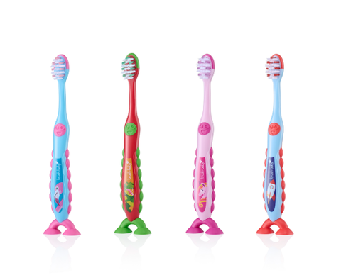 BÀN CHẢI ĐÁNH RĂNG CHO BÉ FLOSSBRUSH TỪ 3-6 TUỔI - BRUSH-BABY