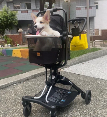 BỘ CHUYỂN ĐỔI LỒNG ĐỰNG THÚ CƯNG XE ĐẨY ON-THE-ON - UNILOVE