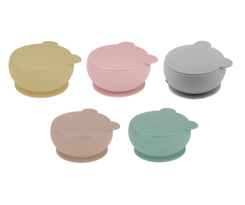 CHÉN ĂN KÈM NẮP ĐẬY SILICONE - MINIKOIOI