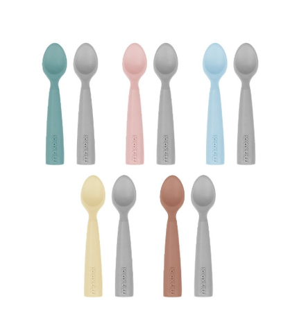 BỘ 2 MUỖNG NĨA ĂN DẶM SILICONE - MINIKOIOI