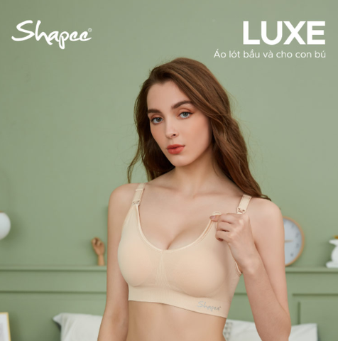 ÁO LÓT BẦU VÀ CHO CON BÚ LUXE KHÔNG GỌNG - SHAPEE