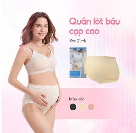 QUẦN LÓT BẦU CẠP CAO FREESIZE - SHAPEE
