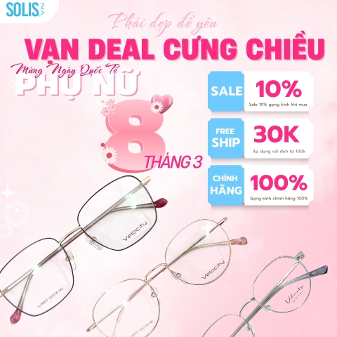 💖SALE 10% GỌNG KÍNH VELOCITY - QUÀ XINH 8/3