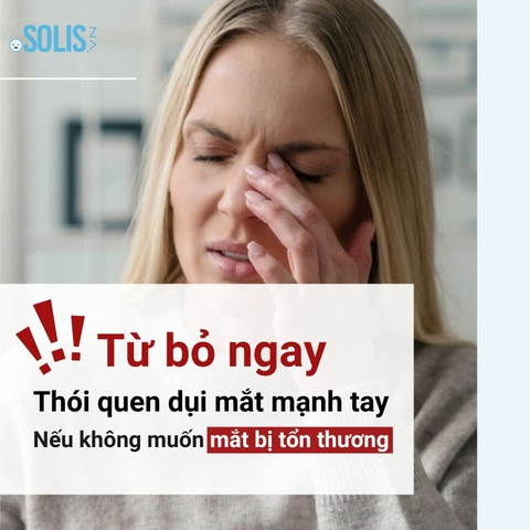 Từ bỏ ngay thói quen dụi mắt mạnh tay nếu không muốn mắt bị tổn thương