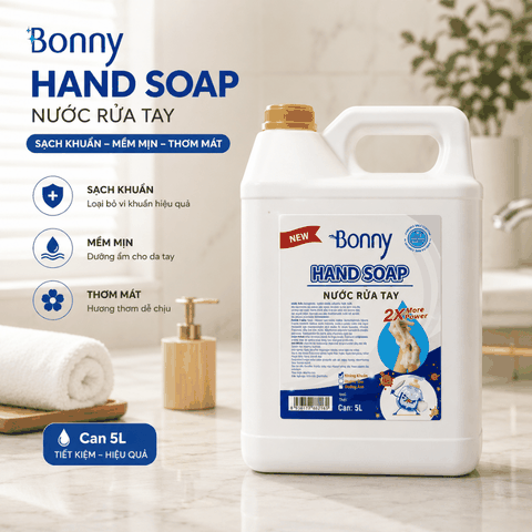 Can nước rửa tay Bonny