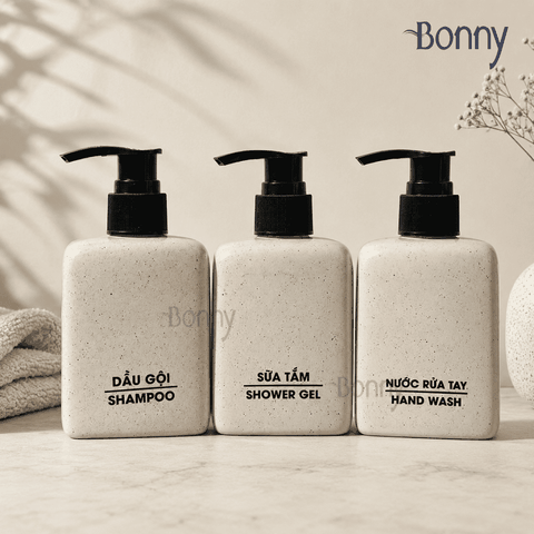 Bình dáng chữ nhật cát trắng 200ml