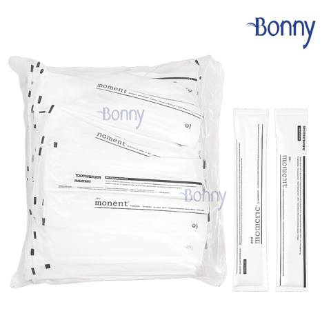 Bịch 100 Bàn chải Moment cước mềm+ kem trắng- Xuất Hàn