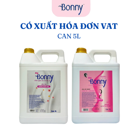 Can 5L Bonny, Can Dầu Gội, Sữa Tắm, Nước Rửa Tay