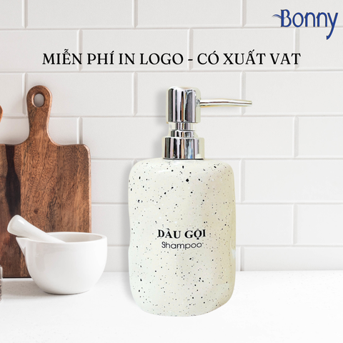 Bình trụ tròn béo men trứng kem TT03-KEM 420ml