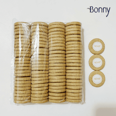 Bịch 50 Xà bông xếp tròn 13gam túi kraft