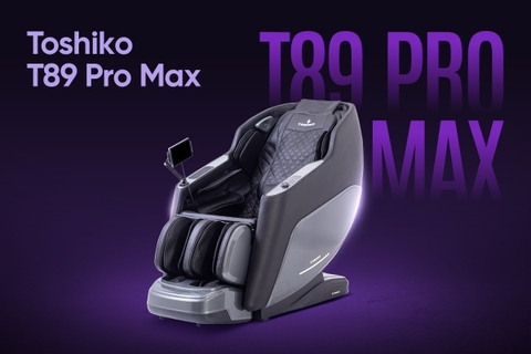 Ghế massage Sóng Âm Trị Liệu Con lăn 4D Toshiko T89 Pro Max