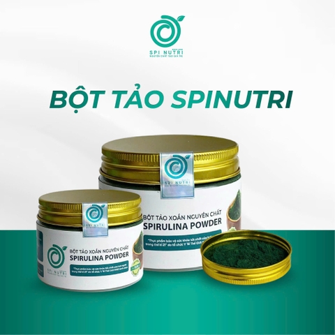 BỘT TẢO XOẮN SPIRULINA NGUYÊN CHẤT SẤY LẠNH 100G