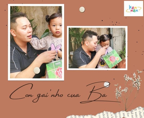 TÚI QUÀ TẾT CỦA BỐ TẶNG BÉ CỐM