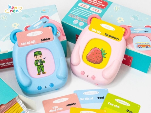 Máy đọc flash card song ngữ Anh Việt Kennen - Trợ thủ đắc lực cho ba mẹ