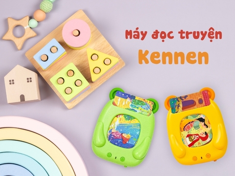 Máy đọc truyện Kennen - Máy đọc thẻ truyện tranh tư duy cho bé