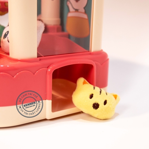 Đồ chơi máy gắp thú mini dùng pin hoặc cắm điện
