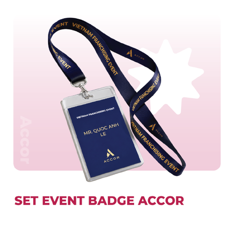 [ACCOR] SET EVENT BADGE ACCOR