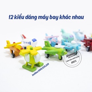 Máy bay gỗ Xuất Nhật cao cấp bộ 6 chiếc