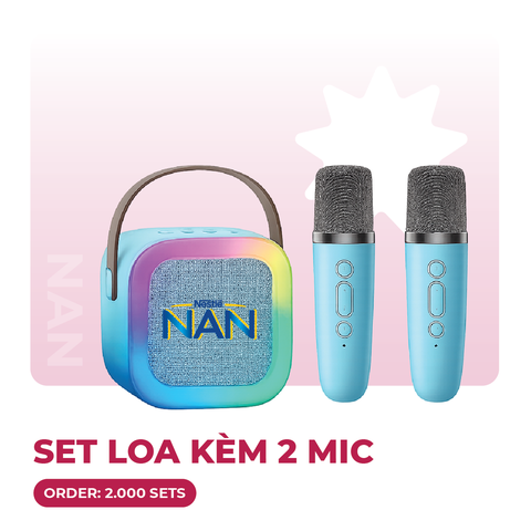 [NAN] SET LOA KEM 2 MIC