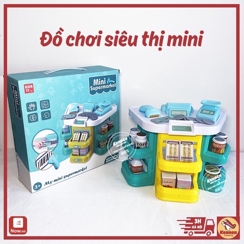 [New] Bộ đồ chơi siêu thị mini nhựa an toàn