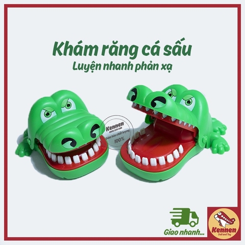Đồ chơi Khám răng cá sấu