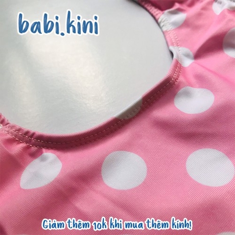 Bikini bé gái chấm bi 1 mảnh đủ các size