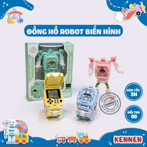 Đồ chơi đồng hồ robot biến hình loại to