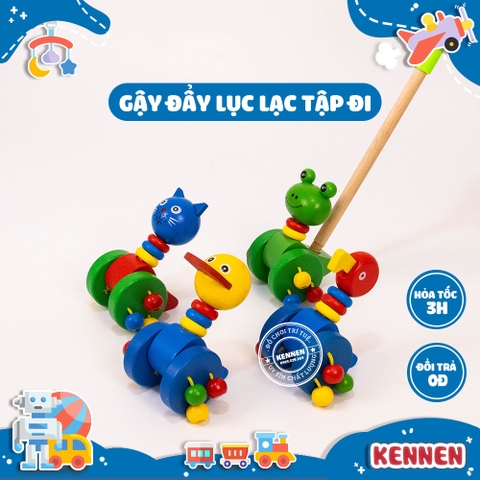 Đồ chơi gậy lục lạc tập đi phát triển kĩ năng cho bé
