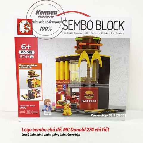 Bộ Lego thương hiệu nổi tiếng The Coffee level 3 sao