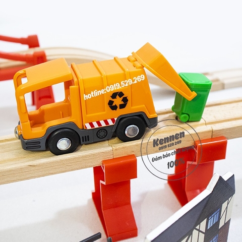Siêu mô hình thành phố gỗ [Phát triển tư duy sáng tạo] 106 chi tiết kích thước 1.2x1.3m