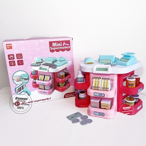 [New] Bộ đồ chơi siêu thị mini nhựa an toàn