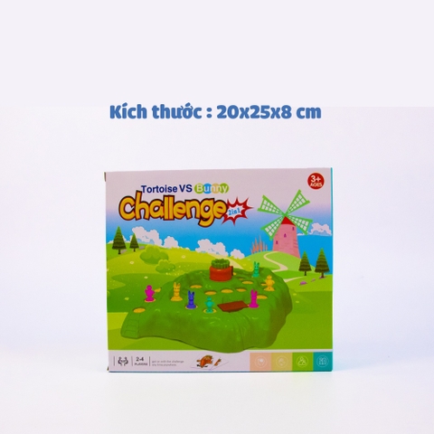 Bộ Board Game Rùa và Thỏ 2-4 người chơi