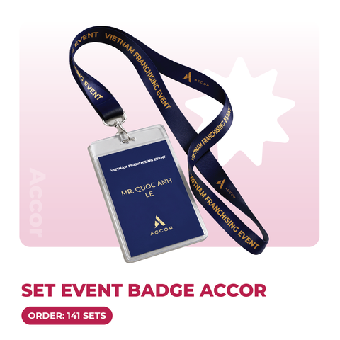[ACCOR] SET EVENT BADGE ACCOR