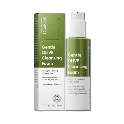 Bọt Rửa Mặt DrCeutics Gentle Olive Cleansing Foam