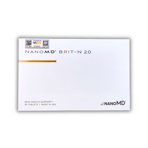 Viên Uống NanoMD® BRIT-N 2.0 - Pycnogenol® Chống Oxy Hóa, Trẻ Hóa & Bảo Vệ Da