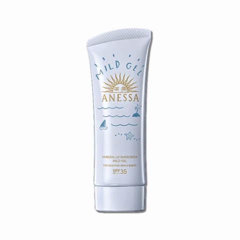 Gel Chống Nắng Cho Da Nhạy Cảm & Trẻ Em Anessa Mineral UV Sunscreen Mild Gel SPF35 PA+++