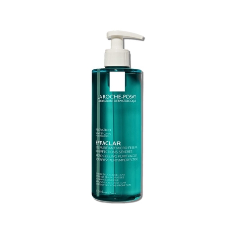 Gel Rửa Mặt & Tắm Giảm Mụn Sưng Viêm La Roche-Posay Effaclar Micro-Peeling Gel