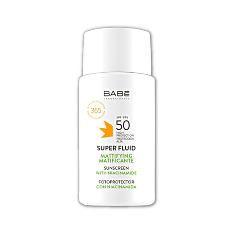 Kem Chống Nắng Kiềm Dầu BABE Super Fluid Mattifying Sunscreen SPF 50